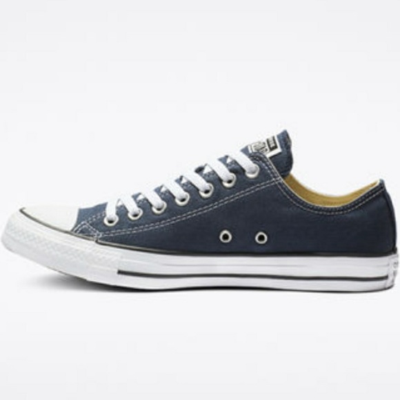 Unisex Chuck Taylor All Star Navy Low Cut Converse - Picture 7 of 8